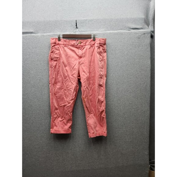 Coldwater Creek Womens Pink Capri Pants Size 14P Cotton/Spandex - Picture 1 of 4